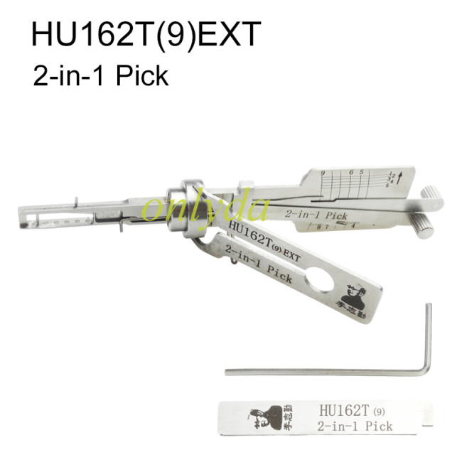 MOQ 20pcs Aftermarket ODM(Customize) High quality 2 in 1 tools,Audi HU162 (T9) 2 In 1 lock pick and decoder
