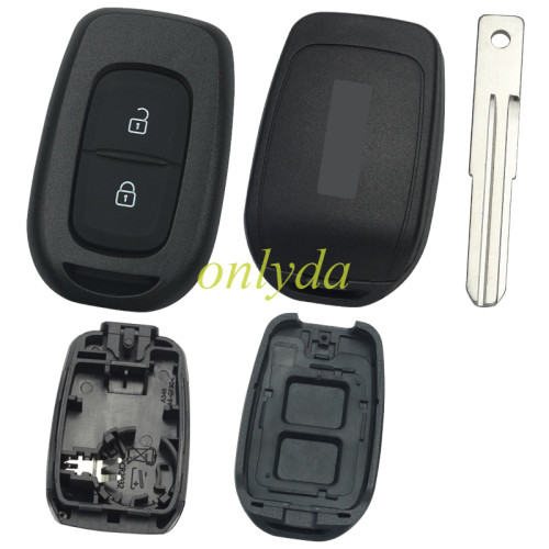 Renault New Dacia Rear Cover 2 button remote key blank with logo