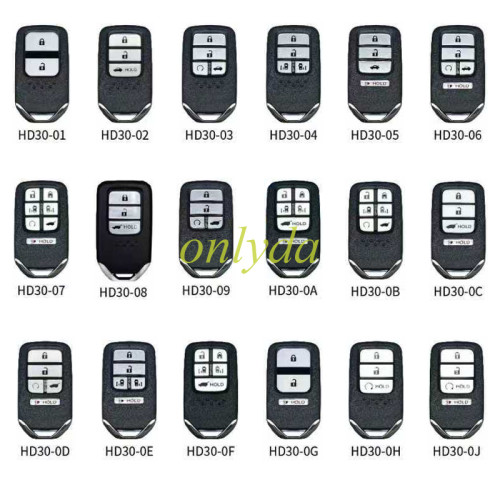 Lonsdor HD30  series universal remote key  for Honda, pls choose button