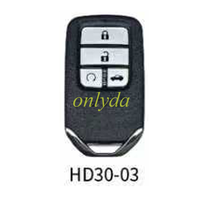 Lonsdor HD30  series universal remote key  for Honda, pls choose button