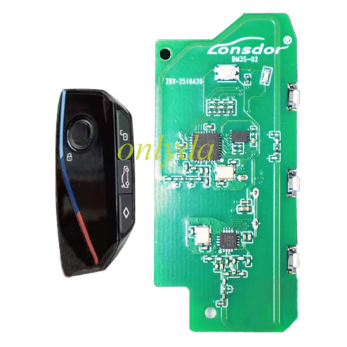 Lonsdor BM3S-02 BM3S BMW U Chassis BCP Smart Key with Shell, pls choose button type