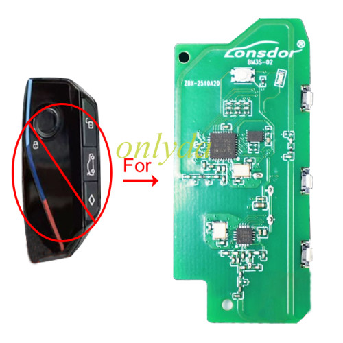 only PCB Lonsdor BM3S-02 BM3S BMW U Chassis BCP Smart Key