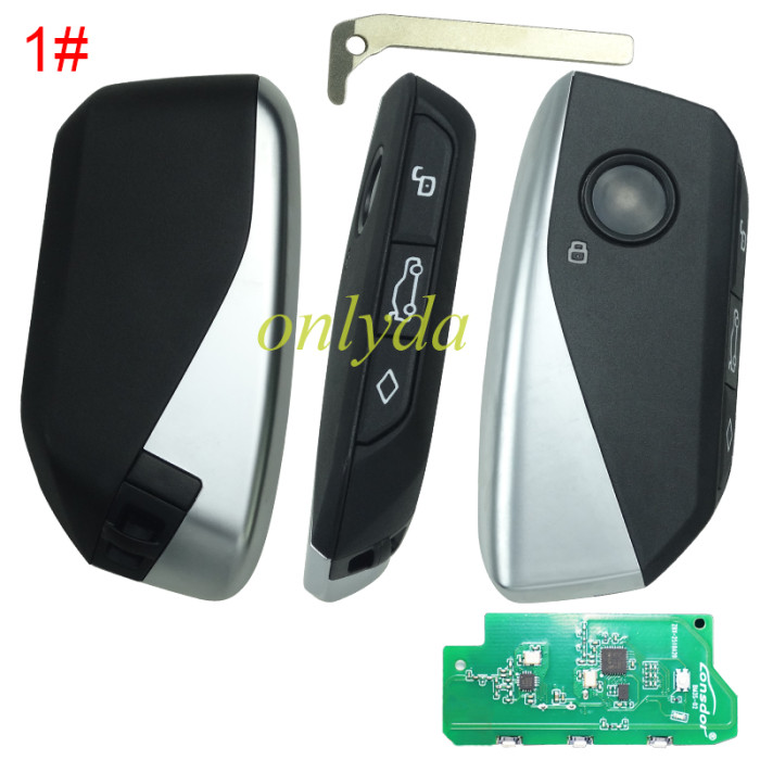 Lonsdor BM3S-02 BM3S BMW U Chassis BCP Smart Key with Shell, pls choose button type