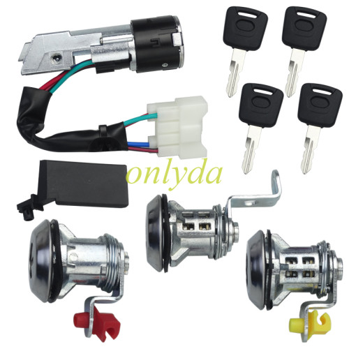 RENAULT full Vehicle Lock Set  KWID 17-19