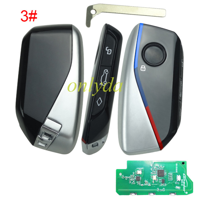 Lonsdor BM3S-02 BM3S BMW U Chassis BCP Smart Key with Shell, pls choose button type