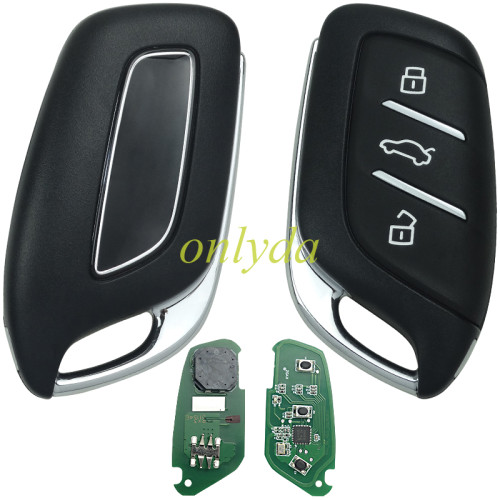 Original New Proximity Smart Key for MG ZS MG5 RX3/I5  433MHz ID47 CHIP  3 Button