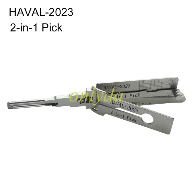 HAVAL-2023 lishi 2 in 1 decode and lockpick for New Haval H6 F7 F7X VV5 VV
