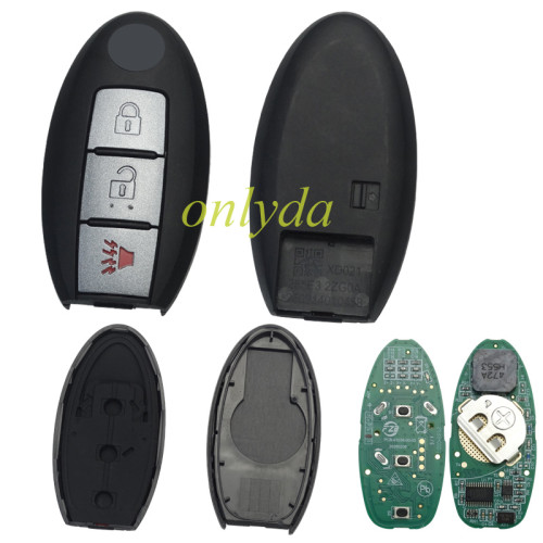 Original remote for Donngfeng Nissan Rich 6 Fengdu MX6 433MHZ ASK 47Chip HITAG3 2+1 buttons Original