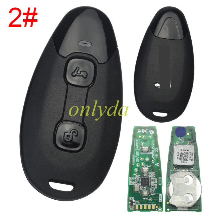 For Vespa 300 Beverly 400 Universal Piaggio Beverly 400 scooter 315MHZ/433MHZ  4A chip original PCB +high quality aftermarket shell