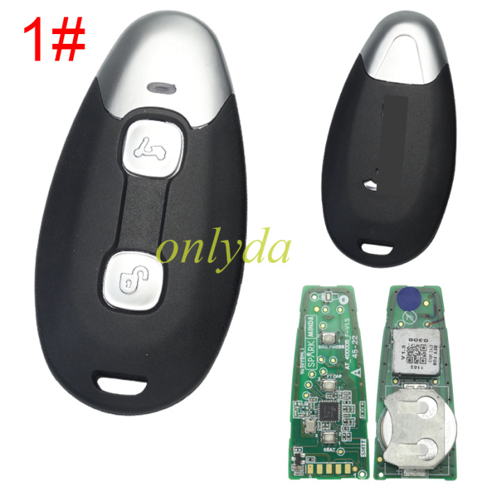 For Vespa 300 Beverly 400 Universal Piaggio Beverly 400 scooter 315MHZ/433MHZ  4A chip original PCB +high quality aftermarket shell