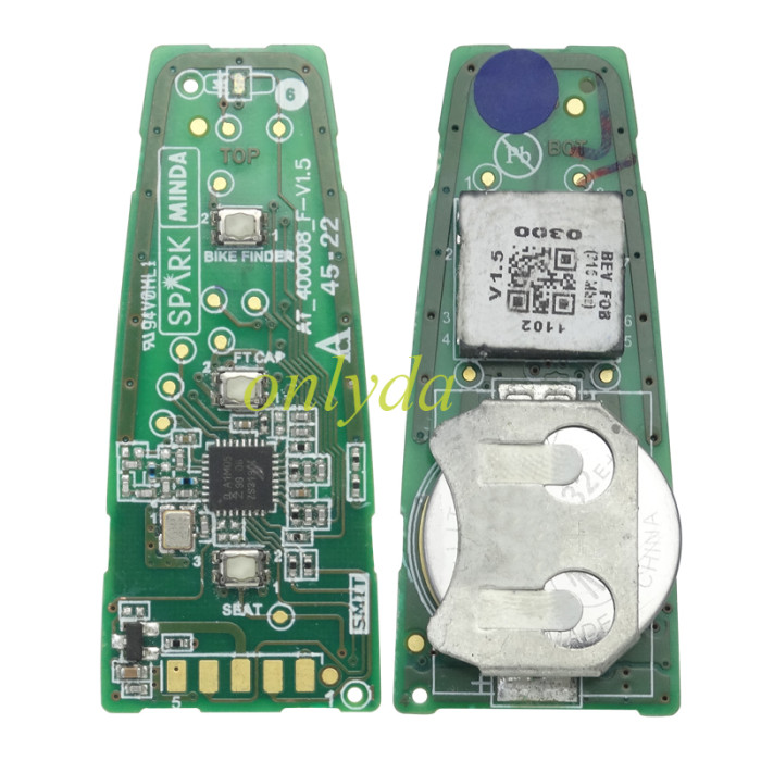 For Vespa 300 Beverly 400 Universal Piaggio Beverly 400 scooter 315MHZ/433MHZ  4A chip original PCB +high quality aftermarket shell
