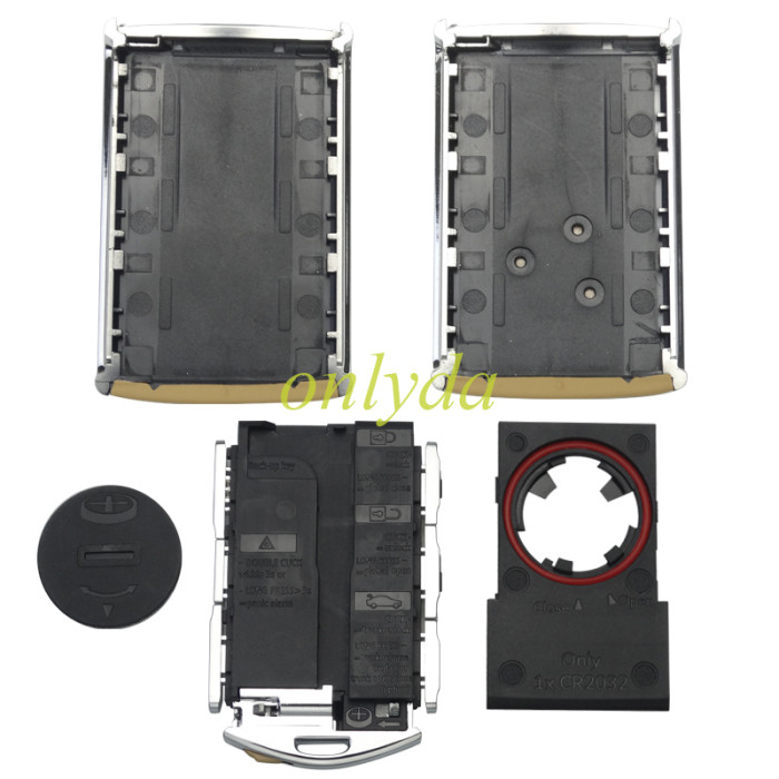 VOLVO remote replacement key shell Genuine Leather with logo , pls choose colors.