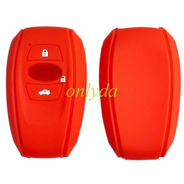 Subaru 3 button silicon case (black,blue ,red. Please choose the color)