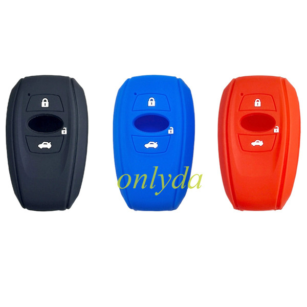 Subaru 3 button silicon case (black,blue ,red. Please choose the color)