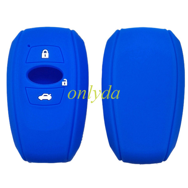 Subaru 3 button silicon case (black,blue ,red. Please choose the color)