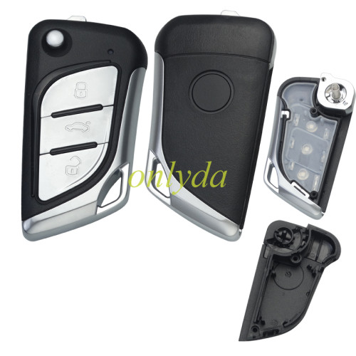 3 button remote key shell for KeyDIY key , without key blade