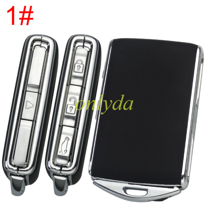 VOLVO remote replacement key shell Genuine Leather without  logo, pls choose colors.