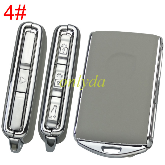 VOLVO remote replacement key shell Genuine Leather with logo , pls choose colors.