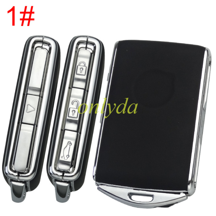 VOLVO remote replacement key shell Genuine Leather with logo , pls choose colors.