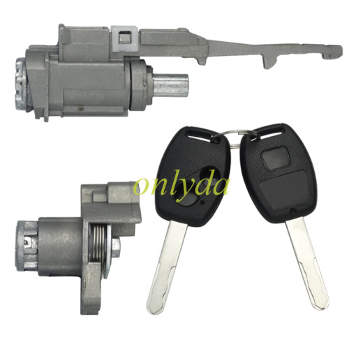 Honda Odyssey Ignition Lock Assembly 06351-TE0-A11I With 2 Remote Key Shells