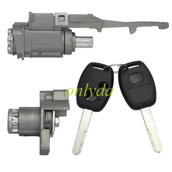 Honda Odyssey Ignition Lock Assembly 06351-TE0-A11I With 2 Remote Key Shells