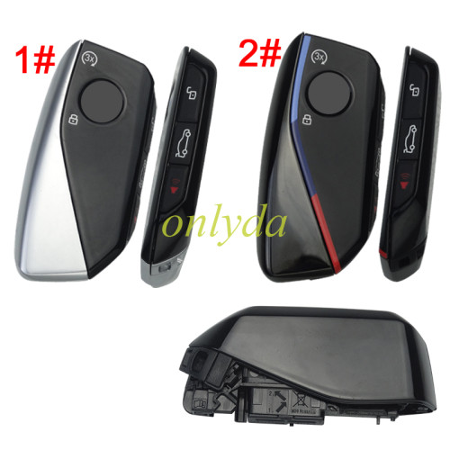 OEM BMW Remote Suitable for BMW U Classis smart remote with UWB chip control key 3+1 button key with 3X start function FCC ID: IYZBK1 CA  433MHZ  ID49 HITAG PRO PCF7953V Chip, pls choose button model : BK1 E033 with  IC J29D5C