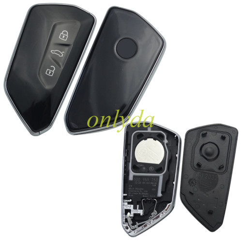 For VW Skoda original 3 button remote key with 433mhz MQB49 5D CMIIT NCF295XW 5DD959753/5DD 959 753 2020 Smart Key Remote Model:FS19