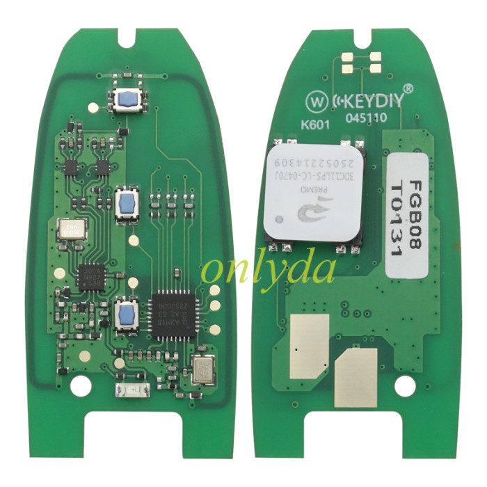 KEYDIY FGB08 For Audi Style 3 Buttons Universal Smart Remote support 5C 5D key, pls choose button