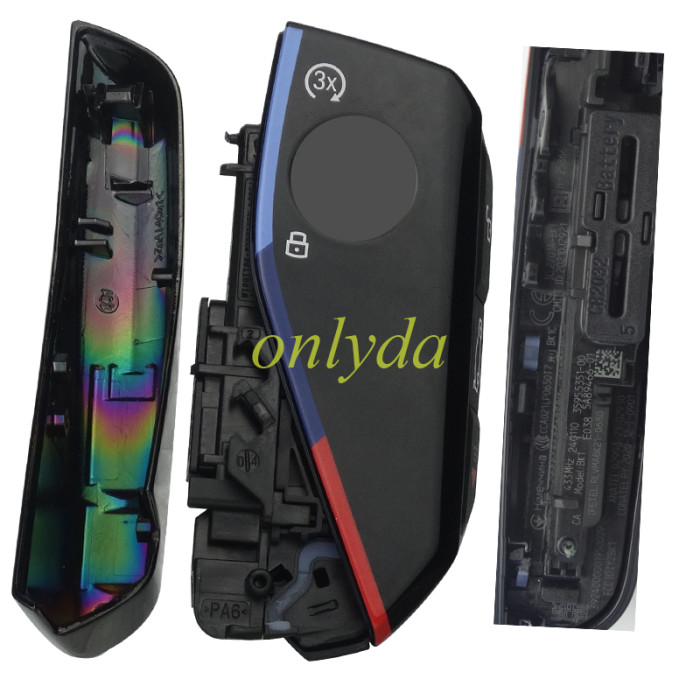 OEM BMW Remote Suitable for BMW U Classis smart remote with UWB chip control key 3+1 button key with 3X start function FCC ID: IYZBK1 CA  433MHZ  ID49 HITAG PRO PCF7953V Chip, pls choose button model : BK1 E033 with  IC J29D5C