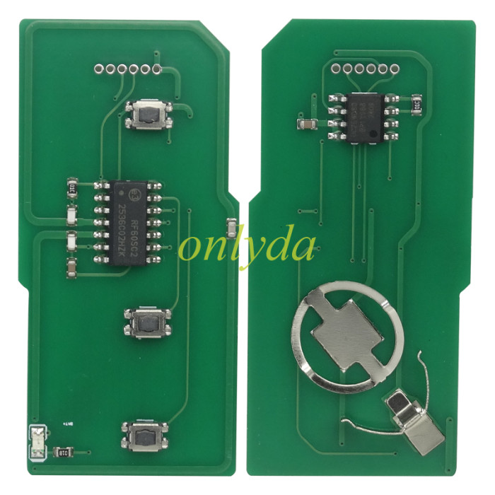 For Toyota Prius Corolla 2005-2011 2 button remote Key  with 433.92MHz ASK 4D70E CHIP P1:B4 B23TA