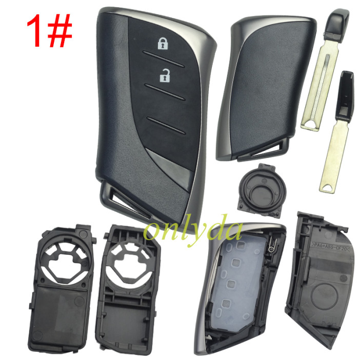 Lexus 2024 & 2025 New Lexus Models remote key blank with blade without badge  , pls choose button