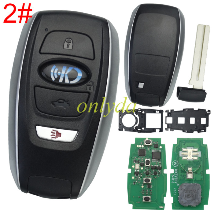 KEYDIY TIB67-3/TIB67-4 universal smart key for Subaru