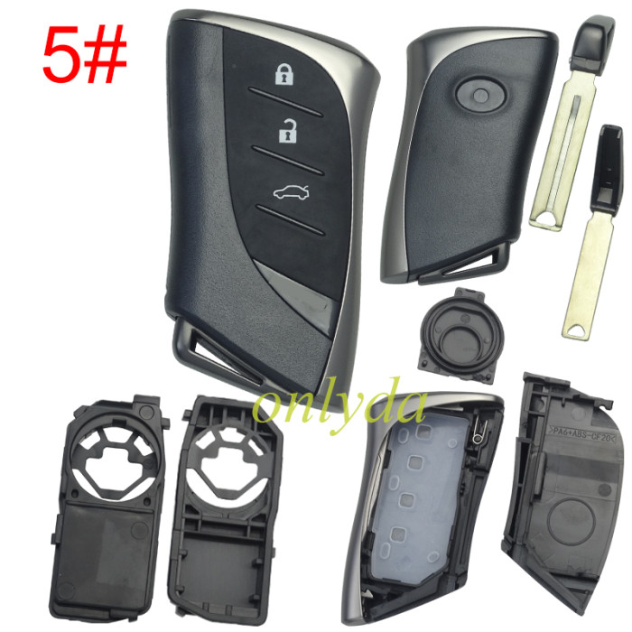 Lexus 2024 & 2025 New Lexus Models remote key blank with blade with logo  , pls choose button