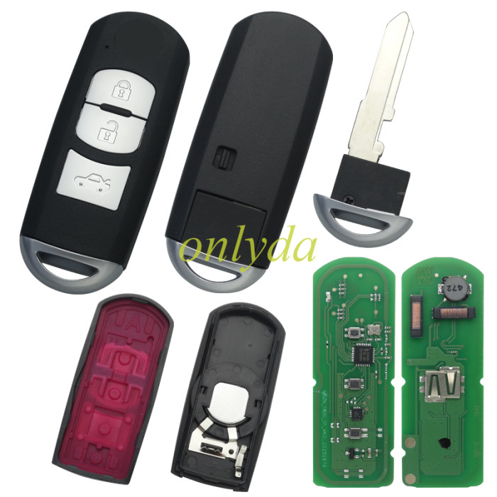 KYDZ universal remote key 3 button for Mazda style