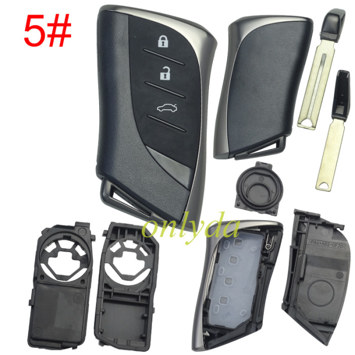 Lexus 2024 & 2025 New Lexus Models remote key blank with blade without badge  , pls choose button