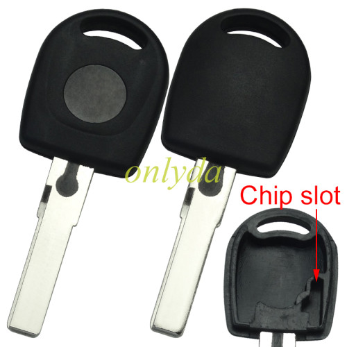 Free shipping from HK,10pcs/lot for VW Transponder key blank