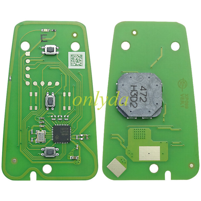 Free shipping from HK, 5pcs/lot Xhorse XZPG00EN smart remote key for Peugeot & Citroen & DS models
