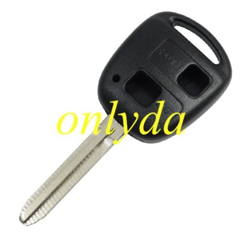 Free shipping from HK,10pcs/lot for Toyota 2-Button Remote key blank without -Toy43-SH2