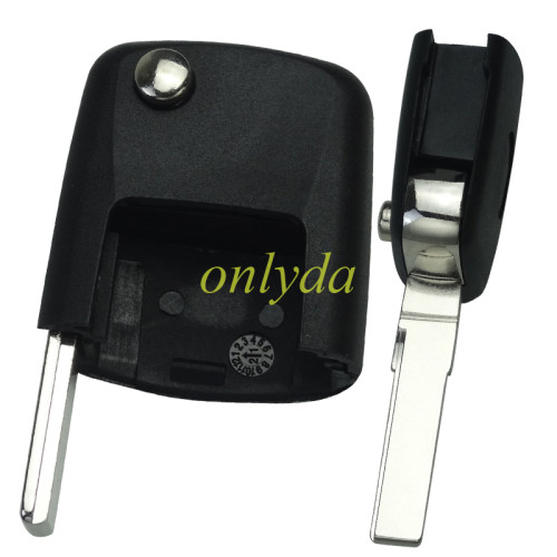 Free shipping from HK,10pcs/lot for vw Passat flip remote key  head (the connect face is square)
