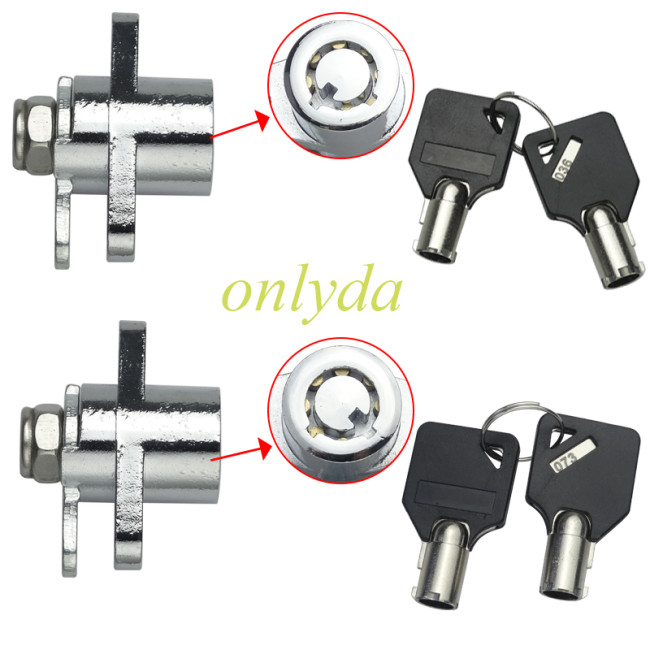 Fit for Harley-Davidson Electra Glide & Road King - Modified Side Case Lock Cylinder Set, Saddlebag Locks, Motorcycle Accessories, for 1993-2013 Models