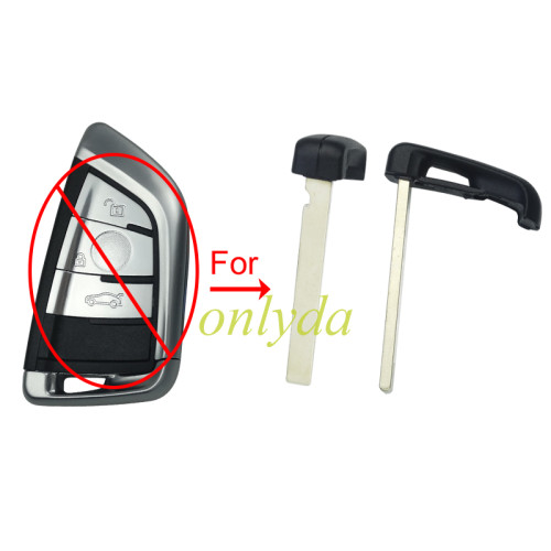 For BMW emergency key blade with black head,