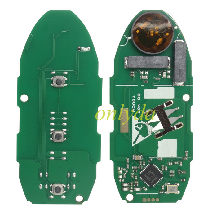 Nissan 3 button remote key For 2019 new X-Trail 433.92mhz, Hitag-AES 4A chip:NCF29M  KR5TXN3, KR5TXN1  Nissan Altima (2019-2022),  Sentra (2020-2023),  Versa (2020-2023),  and Kicks. S180144501 with light on PCB