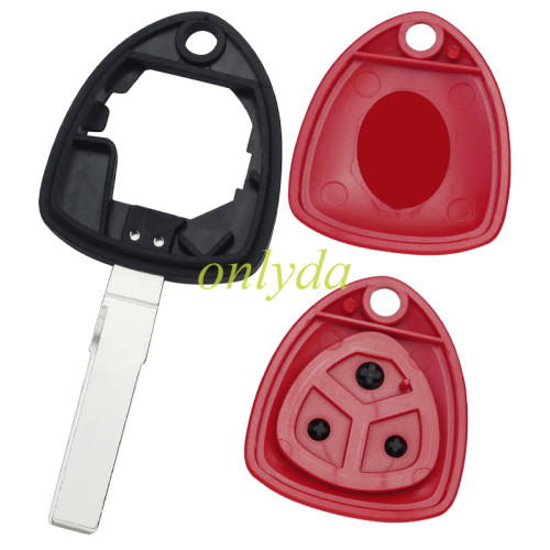 For Ferrari 3 button remote key shell with badge
