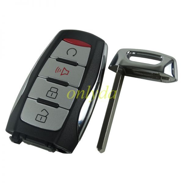 Aftermarket GWM  Great Wall POE 4 button remote key with  ASK with 434MHZ, with Type 47 Plus transponder chip