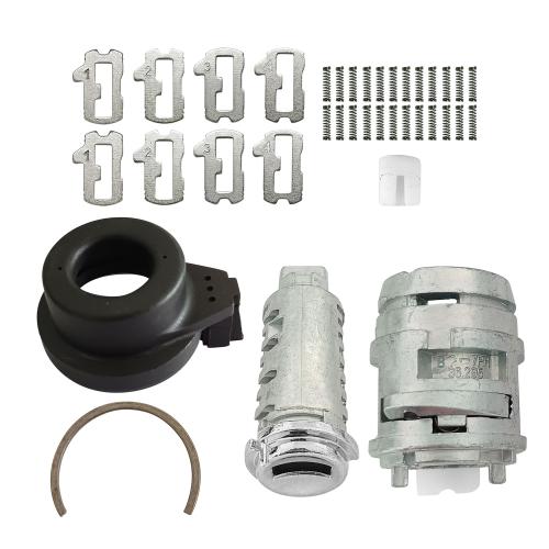 For Volkswagen New Santana Ignition Lock Parts (1 lock cylinder, 1 lock housing, 1 induction coil, 8 lock wafers, 1 plastic piece, 1 circlip, several springs)
