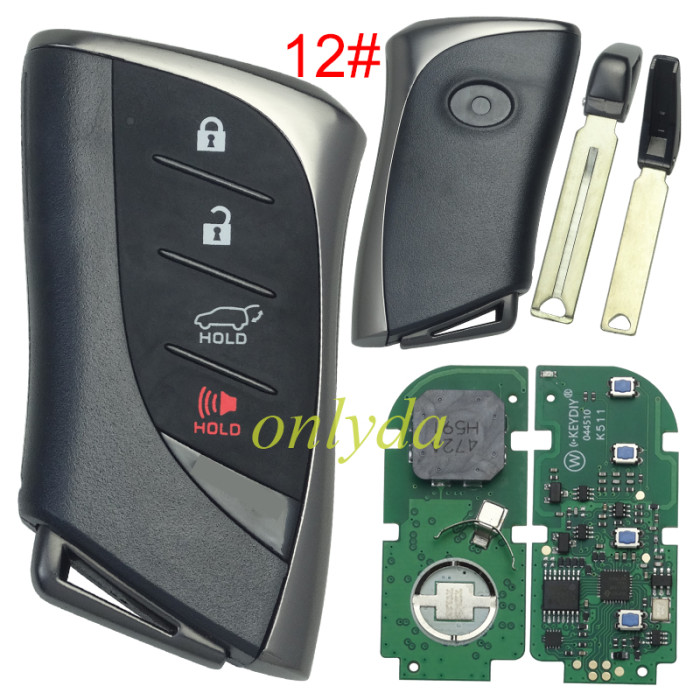 KEYDIY TIB02-4 smart key Universal  Remote key for Lexus