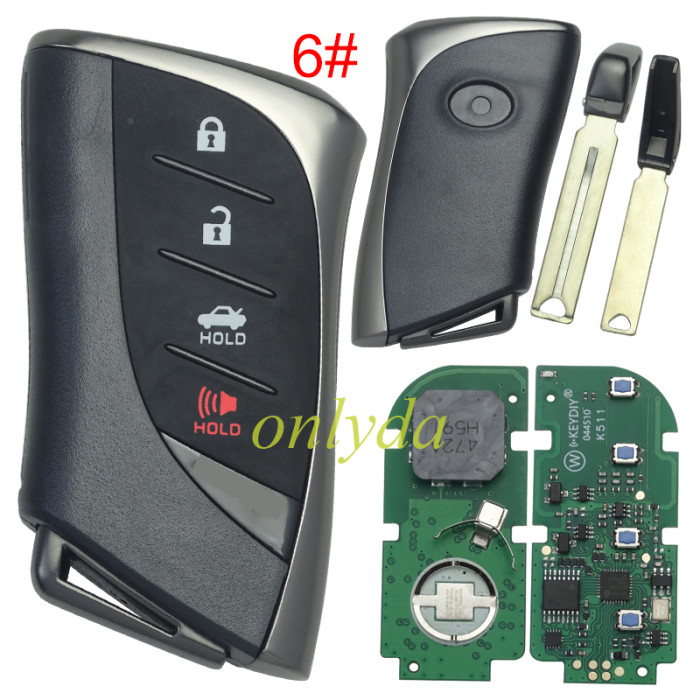 KEYDIY TIB02-4 smart key Universal  Remote key for Lexus