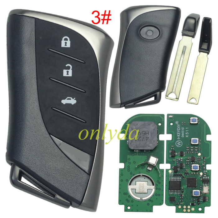 KEYDIY TIB02-4 smart key Universal  Remote key for Lexus