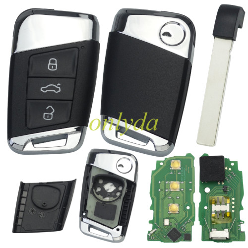 KYDZ Volkswagen Type 3Btn Universal Smart Remote – Keyless – ZN05