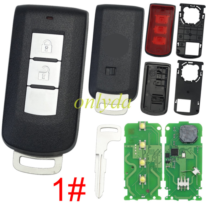 KYDZ Mitsubishi-Style Universal Smart Key ZN07
